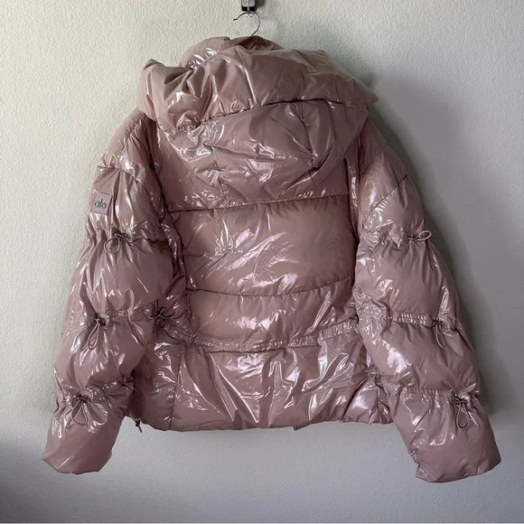 ALO YOGA Stunner Puffer Jacket in Dusty Punk SZ M - Picture 11 of 11